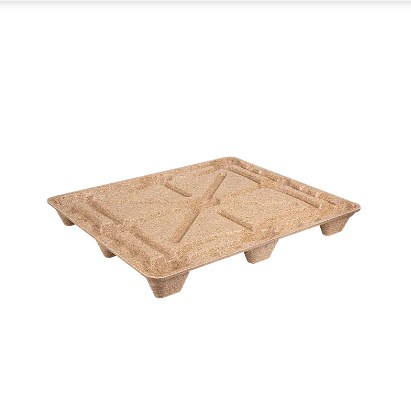 Односторонний формованный деревянный поддон на девяти опорах: экологически чистый и эффективный логистический инструмент